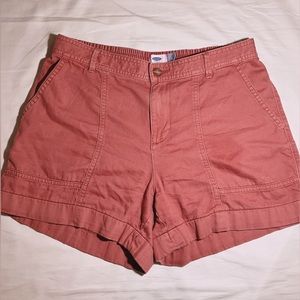 Old Navy coral colored shorts, size 8